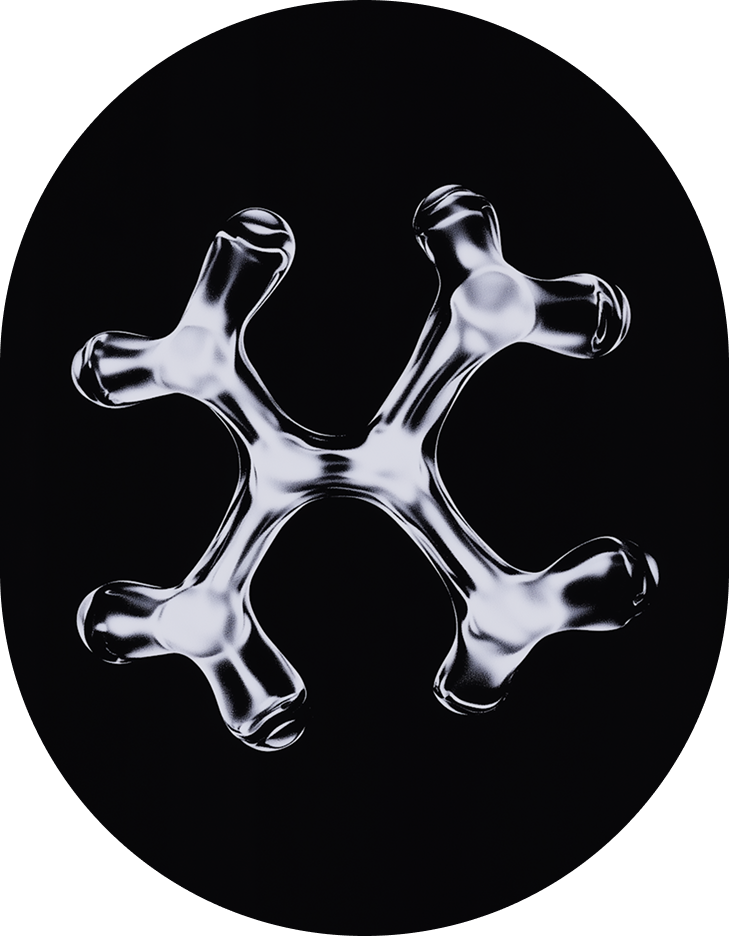 abstract glass shape